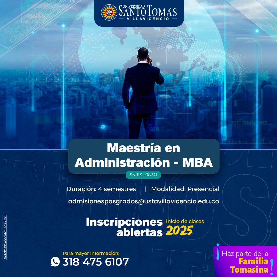 Maestría en Administración - MBA Universidad Santo Tomás Villavicencio