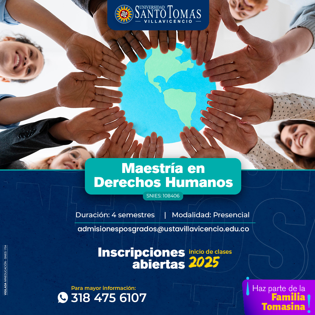 Maestría en Derechos Humanos - Universidad Santo Tomás Villavicencio