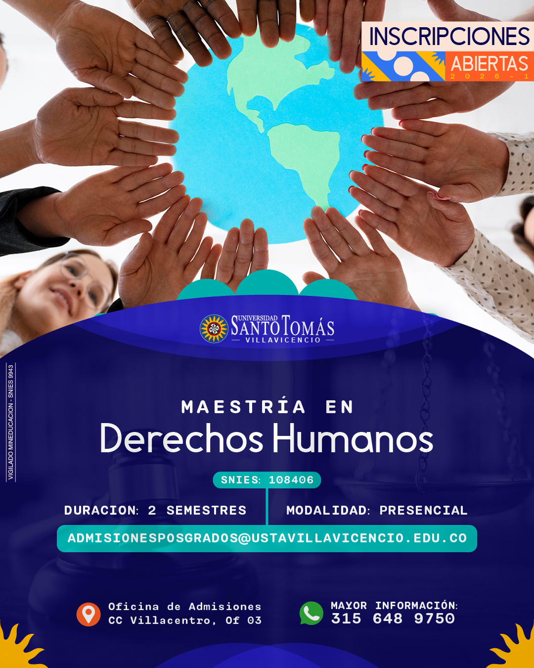 Maestría en Derechos Humanos - Universidad Santo Tomás Villavicencio