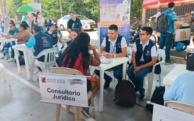 Así llega la Santoto a los barrios y zonas de Villavicencio con servicios jurídicos y de conciliación: